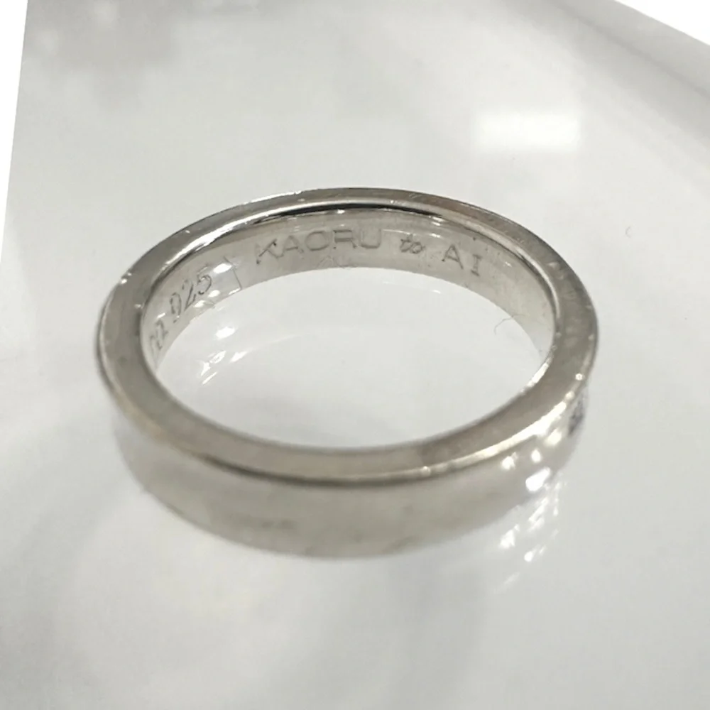 💎 TIFFANY&CO. 1837 Silver 925 Thin Band Ring sz: 49 - Picture 7 of 12